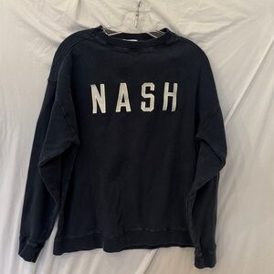 Nash navy sweatshirt sz S/M